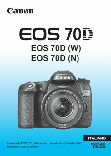 Per canon eos 70d manuale - canon,