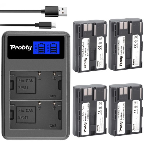 Batteria 511 lcd usb - batteria, bp-511
